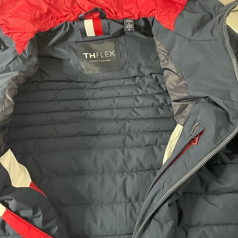 New! Tommy Hilfiger| Mens Jacket| Comfort Bi-Stretch|Lightweight insulation| Zip